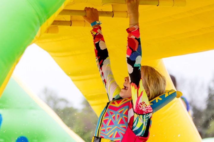 a person wearing a costume