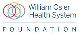 Logo of William Osler Health System Foundation with overlapping circles and text.